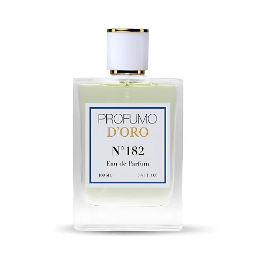 Profumo D’oro N°182 – stilvolles Damen Eau de Parfum im edlen Flakon, fotografiert für die Hauptansicht des Produkts